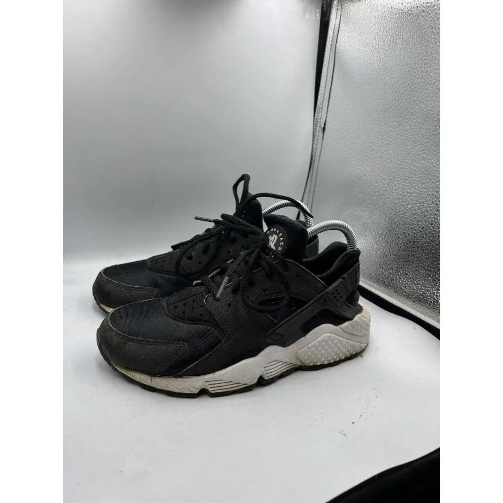 Nike‎ Womens Air Huarache Run 634835-006 Black Running Shoes Sneakers Size 8 - Picture 3 of 7